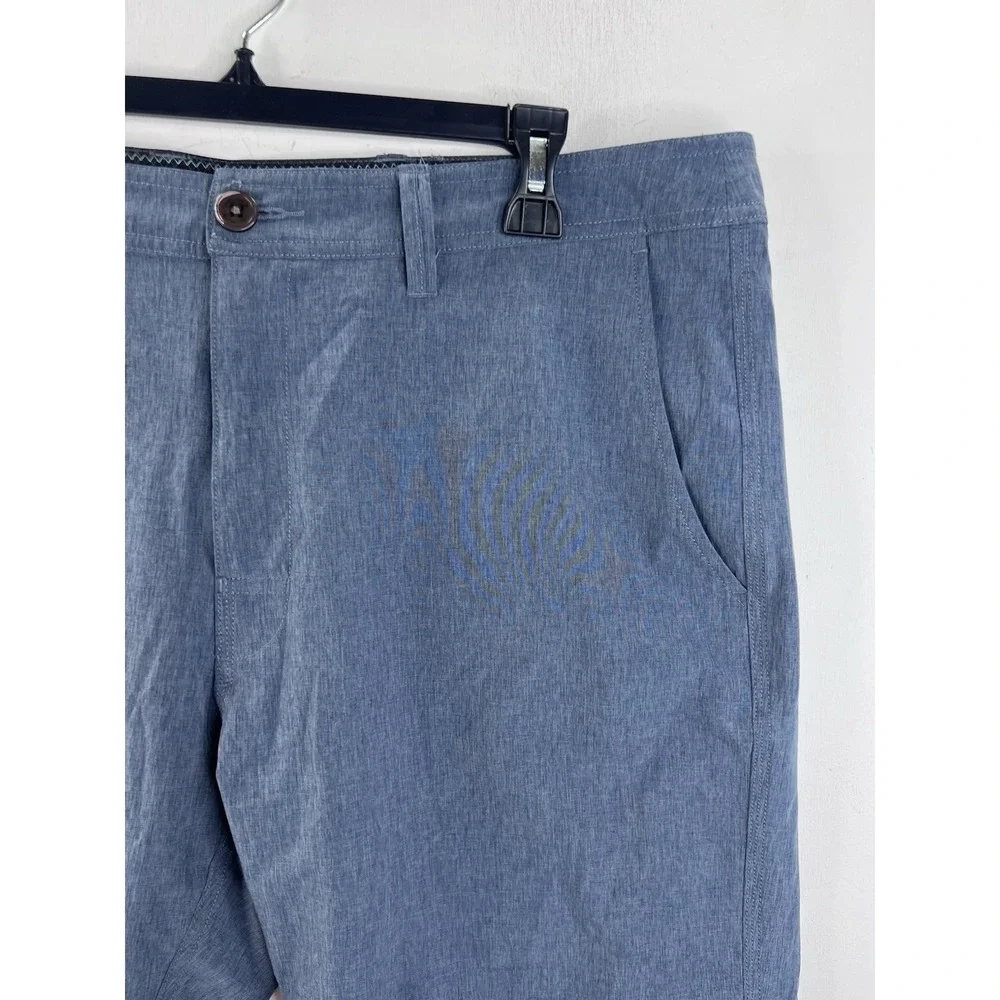 7 Diamonds Shorts Mens 36 Blue Velocity Performance Moisture Wicking Golf Travel